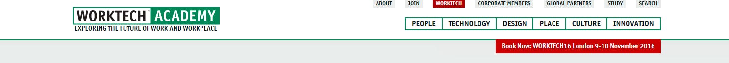 Image shows the navigation bar at the top of the site.